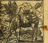An illustration from Omnia D. And. Alciati emblemata : ad quae singula, praeter concinnas acutásque inscriptiones, lepidas & expressas imagines, ac caetera omnia, quae prioribus nostris editionibus cúm ad eorum distinctionem, tum ad ornatum & correctionem adhibita continebantur, : nunc primùm perelegantia persubtiliáq[ue] adiecta sunt epimuthia, quibus emblematum amplitudo quaecunq[ue] in iis dubia sunt aut obscura, tanquam perspicuis illustrantur (1566)