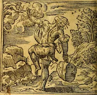 An illustration from Omnia D. And. Alciati emblemata : ad quae singula, praeter concinnas acutásque inscriptiones, lepidas & expressas imagines, ac caetera omnia, quae prioribus nostris editionibus cúm ad eorum distinctionem, tum ad ornatum & correctionem adhibita continebantur, : nunc primùm perelegantia persubtiliáq[ue] adiecta sunt epimuthia, quibus emblematum amplitudo quaecunq[ue] in iis dubia sunt aut obscura, tanquam perspicuis illustrantur (1566)
