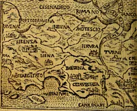 Picture 146 of 238 from Omnia D. And. Alciati emblemata : ad quae singula, praeter concinnas acutásque inscriptiones, lepidas & expressas imagines, ac caetera omnia, quae prioribus nostris editionibus cúm ad eorum distinctionem, tum ad ornatum & correctionem adhibita continebantur, : nunc primùm perelegantia persubtiliáq[ue] adiecta sunt epimuthia, quibus emblematum amplitudo quaecunq[ue] in iis dubia sunt aut obscura, tanquam perspicuis illustrantur (1566), leaf 159
