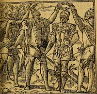 An illustration from Omnia D. And. Alciati emblemata : ad quae singula, praeter concinnas acutásque inscriptiones, lepidas & expressas imagines, ac caetera omnia, quae prioribus nostris editionibus cúm ad eorum distinctionem, tum ad ornatum & correctionem adhibita continebantur, : nunc primùm perelegantia persubtiliáq[ue] adiecta sunt epimuthia, quibus emblematum amplitudo quaecunq[ue] in iis dubia sunt aut obscura, tanquam perspicuis illustrantur (1566)