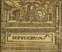 Picture 174 of 238 from Omnia D. And. Alciati emblemata : ad quae singula, praeter concinnas acutásque inscriptiones, lepidas & expressas imagines, ac caetera omnia, quae prioribus nostris editionibus cúm ad eorum distinctionem, tum ad ornatum & correctionem adhibita continebantur, : nunc primùm perelegantia persubtiliáq[ue] adiecta sunt epimuthia, quibus emblematum amplitudo quaecunq[ue] in iis dubia sunt aut obscura, tanquam perspicuis illustrantur (1566), leaf 188