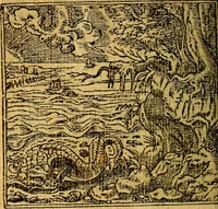 Picture 184 of 238 from Omnia D. And. Alciati emblemata : ad quae singula, praeter concinnas acutásque inscriptiones, lepidas & expressas imagines, ac caetera omnia, quae prioribus nostris editionibus cúm ad eorum distinctionem, tum ad ornatum & correctionem adhibita continebantur, : nunc primùm perelegantia persubtiliáq[ue] adiecta sunt epimuthia, quibus emblematum amplitudo quaecunq[ue] in iis dubia sunt aut obscura, tanquam perspicuis illustrantur (1566), leaf 199