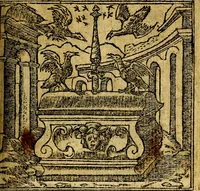 An illustration from Omnia D. And. Alciati emblemata : ad quae singula, praeter concinnas acutásque inscriptiones, lepidas & expressas imagines, ac caetera omnia, quae prioribus nostris editionibus cúm ad eorum distinctionem, tum ad ornatum & correctionem adhibita continebantur, : nunc primùm perelegantia persubtiliáq[ue] adiecta sunt epimuthia, quibus emblematum amplitudo quaecunq[ue] in iis dubia sunt aut obscura, tanquam perspicuis illustrantur (1566)
