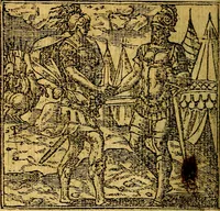 An illustration from Omnia D. And. Alciati emblemata : ad quae singula, praeter concinnas acutásque inscriptiones, lepidas & expressas imagines, ac caetera omnia, quae prioribus nostris editionibus cúm ad eorum distinctionem, tum ad ornatum & correctionem adhibita continebantur, : nunc primùm perelegantia persubtiliáq[ue] adiecta sunt epimuthia, quibus emblematum amplitudo quaecunq[ue] in iis dubia sunt aut obscura, tanquam perspicuis illustrantur (1566)