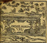 Picture 58 of 238 from Omnia D. And. Alciati emblemata : ad quae singula, praeter concinnas acutásque inscriptiones, lepidas & expressas imagines, ac caetera omnia, quae prioribus nostris editionibus cúm ad eorum distinctionem, tum ad ornatum & correctionem adhibita continebantur, : nunc primùm perelegantia persubtiliáq[ue] adiecta sunt epimuthia, quibus emblematum amplitudo quaecunq[ue] in iis dubia sunt aut obscura, tanquam perspicuis illustrantur (1566), leaf 68