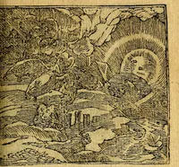 An illustration from Omnia D. And. Alciati emblemata : ad quae singula, praeter concinnas acutásque inscriptiones, lepidas & expressas imagines, ac caetera omnia, quae prioribus nostris editionibus cúm ad eorum distinctionem, tum ad ornatum & correctionem adhibita continebantur, : nunc primùm perelegantia persubtiliáq[ue] adiecta sunt epimuthia, quibus emblematum amplitudo quaecunq[ue] in iis dubia sunt aut obscura, tanquam perspicuis illustrantur (1566)