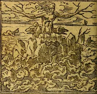 An illustration from Omnia D. And. Alciati emblemata : ad quae singula, praeter concinnas acutásque inscriptiones, lepidas & expressas imagines, ac caetera omnia, quae prioribus nostris editionibus cúm ad eorum distinctionem, tum ad ornatum & correctionem adhibita continebantur, : nunc primùm perelegantia persubtiliáq[ue] adiecta sunt epimuthia, quibus emblematum amplitudo quaecunq[ue] in iis dubia sunt aut obscura, tanquam perspicuis illustrantur (1566)