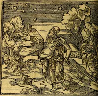 An illustration from Omnia D. And. Alciati emblemata : ad quae singula, praeter concinnas acutásque inscriptiones, lepidas & expressas imagines, ac caetera omnia, quae prioribus nostris editionibus cúm ad eorum distinctionem, tum ad ornatum & correctionem adhibita continebantur, : nunc primùm perelegantia persubtiliáq[ue] adiecta sunt epimuthia, quibus emblematum amplitudo quaecunq[ue] in iis dubia sunt aut obscura, tanquam perspicuis illustrantur (1566)