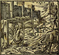 An illustration from Omnia D. And. Alciati Emblemata : ad qvae singula praeter concinnas acutásque inscriptiones, lepidas & expressas imagines, ac caetera omnia, quae prioribus nostris editionibus cùm ad eorum distinctionem, tum ad ornatum & correctionem adhibita continebantur, : nunc primùm perelegantia persubtiliaq́ [ue] (1564)