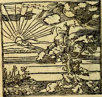 An illustration from Omnia D. And. Alciati Emblemata : ad qvae singula praeter concinnas acutásque inscriptiones, lepidas & expressas imagines, ac caetera omnia, quae prioribus nostris editionibus cùm ad eorum distinctionem, tum ad ornatum & correctionem adhibita continebantur, : nunc primùm perelegantia persubtiliaq́ [ue] (1564)