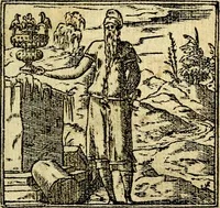 An illustration from Omnia D. And. Alciati Emblemata : ad qvae singula praeter concinnas acutásque inscriptiones, lepidas & expressas imagines, ac caetera omnia, quae prioribus nostris editionibus cùm ad eorum distinctionem, tum ad ornatum & correctionem adhibita continebantur, : nunc primùm perelegantia persubtiliaq́ [ue] (1564)