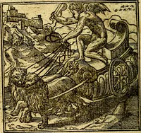 An illustration from Omnia D. And. Alciati Emblemata : ad qvae singula praeter concinnas acutásque inscriptiones, lepidas & expressas imagines, ac caetera omnia, quae prioribus nostris editionibus cùm ad eorum distinctionem, tum ad ornatum & correctionem adhibita continebantur, : nunc primùm perelegantia persubtiliaq́ [ue] (1564)