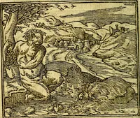 An illustration from Omnia D. And. Alciati Emblemata : ad qvae singula praeter concinnas acutásque inscriptiones, lepidas & expressas imagines, ac caetera omnia, quae prioribus nostris editionibus cùm ad eorum distinctionem, tum ad ornatum & correctionem adhibita continebantur, : nunc primùm perelegantia persubtiliaq́ [ue] (1564)