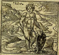 Picture 122 of 246 from Omnia D. And. Alciati Emblemata : ad qvae singula praeter concinnas acutásque inscriptiones, lepidas & expressas imagines, ac caetera omnia, quae prioribus nostris editionibus cùm ad eorum distinctionem, tum ad ornatum & correctionem adhibita continebantur, : nunc primùm perelegantia persubtiliaq́ [ue] (1564), leaf 126