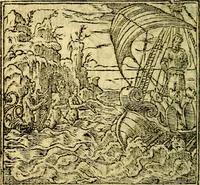 An illustration from Omnia D. And. Alciati Emblemata : ad qvae singula praeter concinnas acutásque inscriptiones, lepidas & expressas imagines, ac caetera omnia, quae prioribus nostris editionibus cùm ad eorum distinctionem, tum ad ornatum & correctionem adhibita continebantur, : nunc primùm perelegantia persubtiliaq́ [ue] (1564)