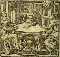 An illustration from Omnia D. And. Alciati Emblemata : ad qvae singula praeter concinnas acutásque inscriptiones, lepidas & expressas imagines, ac caetera omnia, quae prioribus nostris editionibus cùm ad eorum distinctionem, tum ad ornatum & correctionem adhibita continebantur, : nunc primùm perelegantia persubtiliaq́ [ue] (1564)