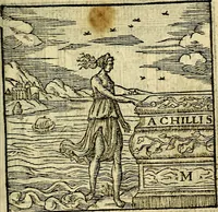 An illustration from Omnia D. And. Alciati Emblemata : ad qvae singula praeter concinnas acutásque inscriptiones, lepidas & expressas imagines, ac caetera omnia, quae prioribus nostris editionibus cùm ad eorum distinctionem, tum ad ornatum & correctionem adhibita continebantur, : nunc primùm perelegantia persubtiliaq́ [ue] (1564)