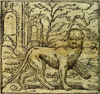 An illustration from Omnia D. And. Alciati Emblemata : ad qvae singula praeter concinnas acutásque inscriptiones, lepidas & expressas imagines, ac caetera omnia, quae prioribus nostris editionibus cùm ad eorum distinctionem, tum ad ornatum & correctionem adhibita continebantur, : nunc primùm perelegantia persubtiliaq́ [ue] (1564)