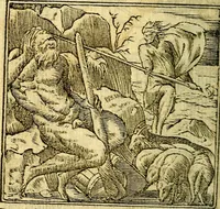 An illustration from Omnia D. And. Alciati Emblemata : ad qvae singula praeter concinnas acutásque inscriptiones, lepidas & expressas imagines, ac caetera omnia, quae prioribus nostris editionibus cùm ad eorum distinctionem, tum ad ornatum & correctionem adhibita continebantur, : nunc primùm perelegantia persubtiliaq́ [ue] (1564)