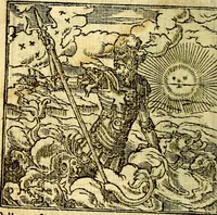 An illustration from Omnia D. And. Alciati Emblemata : ad qvae singula praeter concinnas acutásque inscriptiones, lepidas & expressas imagines, ac caetera omnia, quae prioribus nostris editionibus cùm ad eorum distinctionem, tum ad ornatum & correctionem adhibita continebantur, : nunc primùm perelegantia persubtiliaq́ [ue] (1564)