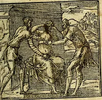 An illustration from Omnia D. And. Alciati Emblemata : ad qvae singula praeter concinnas acutásque inscriptiones, lepidas & expressas imagines, ac caetera omnia, quae prioribus nostris editionibus cùm ad eorum distinctionem, tum ad ornatum & correctionem adhibita continebantur, : nunc primùm perelegantia persubtiliaq́ [ue] (1564)
