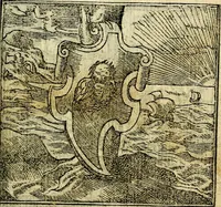 An illustration from Omnia D. And. Alciati Emblemata : ad qvae singula praeter concinnas acutásque inscriptiones, lepidas & expressas imagines, ac caetera omnia, quae prioribus nostris editionibus cùm ad eorum distinctionem, tum ad ornatum & correctionem adhibita continebantur, : nunc primùm perelegantia persubtiliaq́ [ue] (1564)