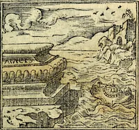 Picture 32 of 246 from Omnia D. And. Alciati Emblemata : ad qvae singula praeter concinnas acutásque inscriptiones, lepidas & expressas imagines, ac caetera omnia, quae prioribus nostris editionibus cùm ad eorum distinctionem, tum ad ornatum & correctionem adhibita continebantur, : nunc primùm perelegantia persubtiliaq́ [ue] (1564), leaf 36