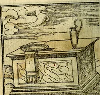 An illustration from Omnia D. And. Alciati Emblemata : ad qvae singula praeter concinnas acutásque inscriptiones, lepidas & expressas imagines, ac caetera omnia, quae prioribus nostris editionibus cùm ad eorum distinctionem, tum ad ornatum & correctionem adhibita continebantur, : nunc primùm perelegantia persubtiliaq́ [ue] (1564)