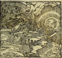 An illustration from Omnia D. And. Alciati Emblemata : ad qvae singula praeter concinnas acutásque inscriptiones, lepidas & expressas imagines, ac caetera omnia, quae prioribus nostris editionibus cùm ad eorum distinctionem, tum ad ornatum & correctionem adhibita continebantur, : nunc primùm perelegantia persubtiliaq́ [ue] (1564)