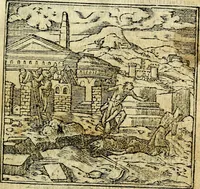 An illustration from Omnia D. And. Alciati Emblemata : ad qvae singula praeter concinnas acutásque inscriptiones, lepidas & expressas imagines, ac caetera omnia, quae prioribus nostris editionibus cùm ad eorum distinctionem, tum ad ornatum & correctionem adhibita continebantur, : nunc primùm perelegantia persubtiliaq́ [ue] (1564)