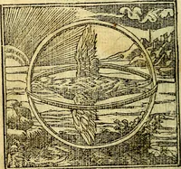An illustration from Omnia D. And. Alciati Emblemata : ad qvae singula praeter concinnas acutásque inscriptiones, lepidas & expressas imagines, ac caetera omnia, quae prioribus nostris editionibus cùm ad eorum distinctionem, tum ad ornatum & correctionem adhibita continebantur, : nunc primùm perelegantia persubtiliaq́ [ue] (1564)