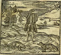 An illustration from Omnia D. And. Alciati Emblemata : ad qvae singula praeter concinnas acutásque inscriptiones, lepidas & expressas imagines, ac caetera omnia, quae prioribus nostris editionibus cùm ad eorum distinctionem, tum ad ornatum & correctionem adhibita continebantur, : nunc primùm perelegantia persubtiliaq́ [ue] (1564)