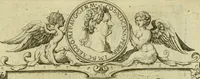 An illustration from Omnivm Caesarvm verissimae imagines ex antiqvis nvmismatis desvmptae : addita per brevi civvsqve vitae descriptiones ac diligenti eorvm qvae reperiri potvervnt nvmismatvm aversae partis delineatione ... (1554)