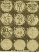An illustration from Omnivm Caesarvm verissimae imagines ex antiqvis nvmismatis desvmptae : addita per brevi civvsqve vitae descriptiones ac diligenti eorvm qvae reperiri potvervnt nvmismatvm aversae partis delineatione ... (1554)