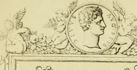 An illustration from Omnivm Caesarvm verissimae imagines ex antiqvis nvmismatis desvmptae : addita per brevi civvsqve vitae descriptiones ac diligenti eorvm qvae reperiri potvervnt nvmismatvm aversae partis delineatione ... (1554)