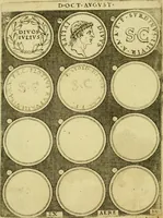 An illustration from Omnivm Caesarvm verissimae imagines ex antiqvis nvmismatis desvmptae : addita per brevi civvsqve vitae descriptiones ac diligenti eorvm qvae reperiri potvervnt nvmismatvm aversae partis delineatione ... (1554)