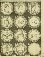 An illustration from Omnivm Caesarvm verissimae imagines ex antiqvis nvmismatis desvmptae : addita per brevi civvsqve vitae descriptiones ac diligenti eorvm qvae reperiri potvervnt nvmismatvm aversae partis delineatione ... (1554)