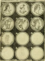 An illustration from Omnivm Caesarvm verissimae imagines ex antiqvis nvmismatis desvmptae : addita per brevi civvsqve vitae descriptiones ac diligenti eorvm qvae reperiri potvervnt nvmismatvm aversae partis delineatione ... (1554)