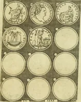 An illustration from Omnivm Caesarvm verissimae imagines ex antiqvis nvmismatis desvmptae : addita per brevi civvsqve vitae descriptiones ac diligenti eorvm qvae reperiri potvervnt nvmismatvm aversae partis delineatione ... (1554)