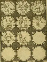 An illustration from Omnivm Caesarvm verissimae imagines ex antiqvis nvmismatis desvmptae : addita per brevi civvsqve vitae descriptiones ac diligenti eorvm qvae reperiri potvervnt nvmismatvm aversae partis delineatione ... (1554)