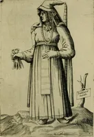 An illustration from Omnivm fere gentivm nostræ ætatis habitvs, nvnqvam ante hac æditi (1563)