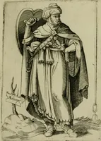 An illustration from Omnivm fere gentivm nostræ ætatis habitvs, nvnqvam ante hac æditi (1563)