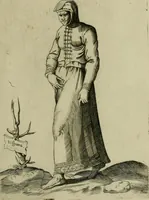 An illustration from Omnivm fere gentivm nostræ ætatis habitvs, nvnqvam ante hac æditi (1563)
