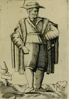 An illustration from Omnivm fere gentivm nostræ ætatis habitvs, nvnqvam ante hac æditi (1563)