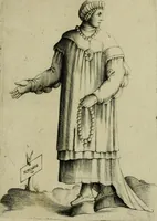 An illustration from Omnivm fere gentivm nostræ ætatis habitvs, nvnqvam ante hac æditi (1563)