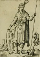 An illustration from Omnivm fere gentivm nostræ ætatis habitvs, nvnqvam ante hac æditi (1563)