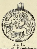 Picture 9 of 12 from Om nordboernes gudedyrkelse og gudetro i hedenold : en antikvarisk undersøgelse (1876), leaf 116