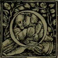 An illustration from Omrou Ilias kai Odysseia meta ts exgsios. Homeri Ilias et Vlyssea cum interpretatione. tn autn polyplokos anagnsis. Variae lectionis in utroq[ue] opere, annotatio (1535)