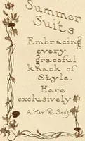 Picture 31 of 34 from One hundred alphabets for the show card writer; a collection of the best alphabets used by the leading show card writers, with many examples of show cards and window signs for all occasions (1919), leaf 44