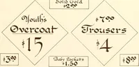 Picture 2 of 34 from One hundred alphabets for the show card writer; a collection of the best alphabets used by the leading show card writers, with many examples of show cards and window signs for all occasions (1919), leaf 8
